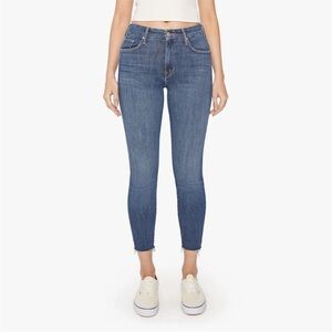 Mother the looker ankle gray skinny jeans 26